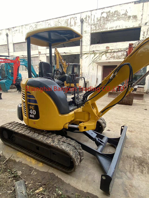 0.19 버킷 용량 4000kg 무게의 무역 사용 된 코마쓰 PC40MR-3 발굴기