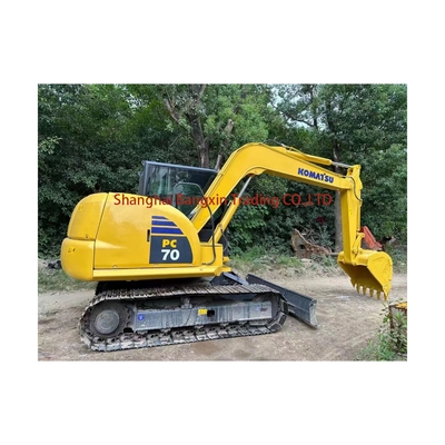 사용 된 코마쓰 PC70 발굴기 EPA/CE 인증 및 7TON의 작동 무게