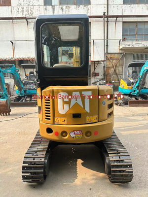 강한 힘과 수압 안정성 소 기계 사용 미니 발굴기 CAT 303