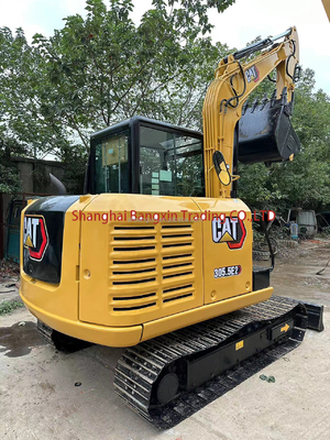 CAT 305.5 오리지널 수압 실린더와 0.23m3 버킷 용량 소형 발굴기