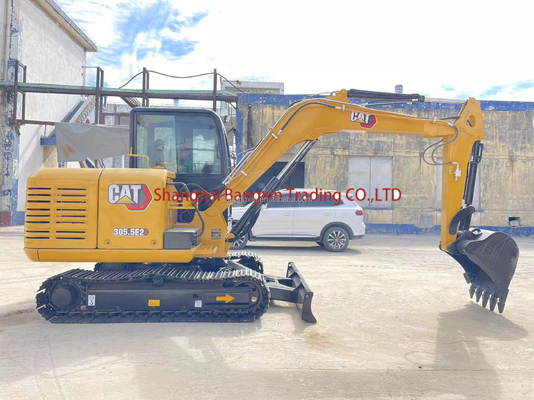 CAT 305.5 오리지널 수압 실린더와 0.23m3 버킷 용량 소형 발굴기