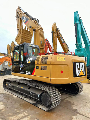 20톤 사용 된 CAT 320D2 크롤러 발굴기 건설 기계 1 배트 용량