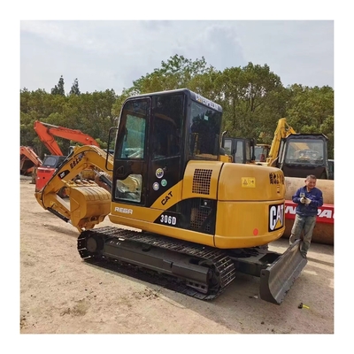 2.5 톤 CAT 306d 미니 발굴기 강한 힘과 높은 수압 안정성
