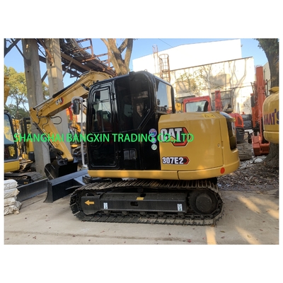 상하이에서 7000kg 기계 무게의 미니 발굴기 Cat 307E2