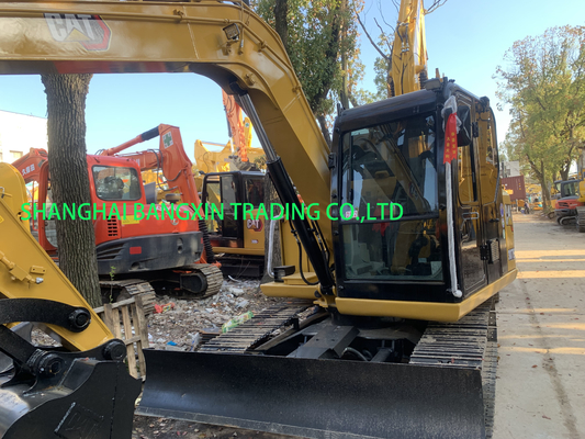 상하이에서 7000kg 기계 무게의 미니 발굴기 Cat 307E2