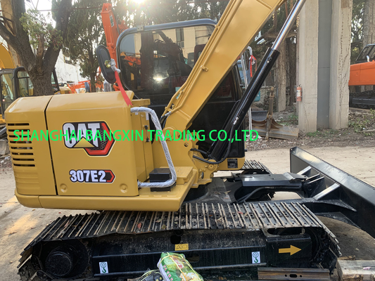 상하이에서 7000kg 기계 무게의 미니 발굴기 Cat 307E2