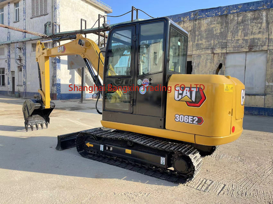 중고 Cat 306E2 소형 발굴기 강력한 힘과 높은 수압 안정성