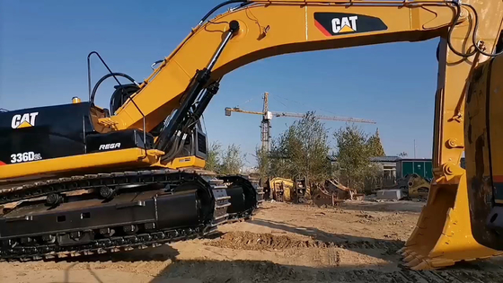 카테고리 336D 부착기 33.6TON 사용 된 엔지니어링 건설용 작동 무게